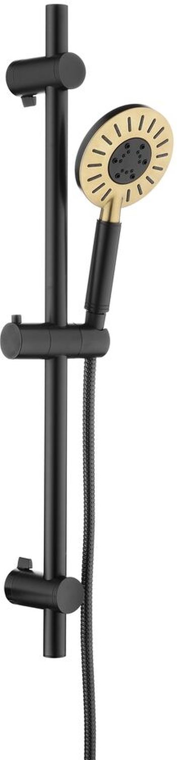 Darmowa Dostawa - Zestaw prysznicowy ścienny czarny Tiger Splash Akcent 1714945644