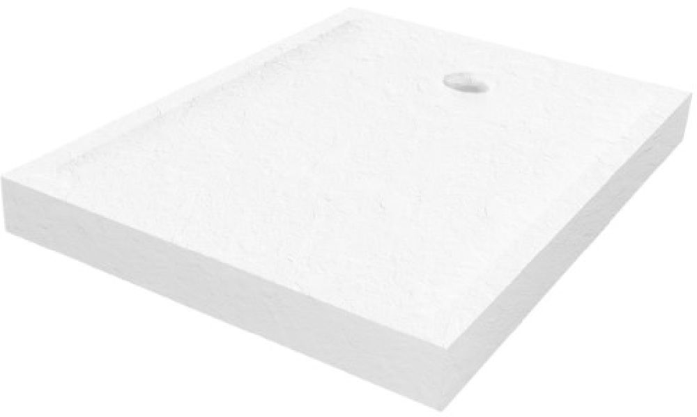 Darmowa Dostawa - Brodzik prostokątny 90x80 cm biały New Trendy Mild Stone B0527