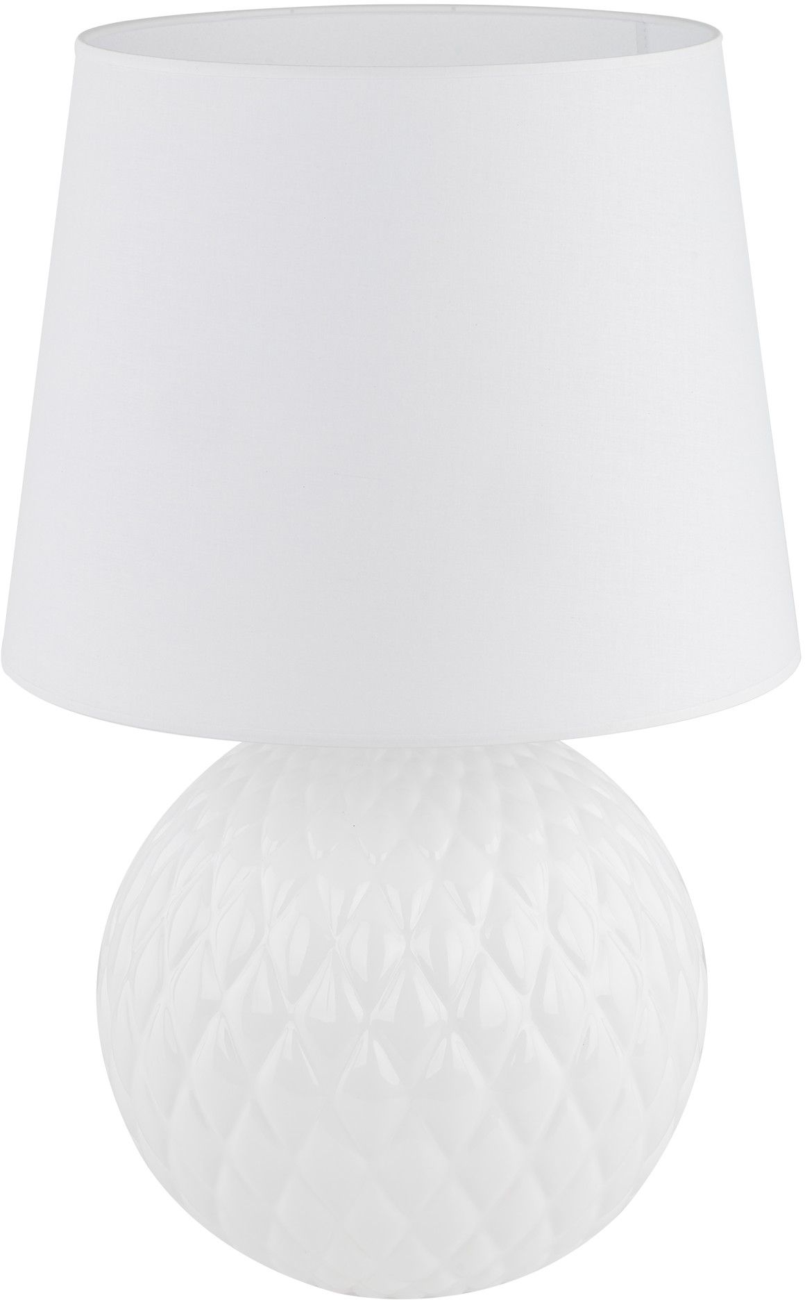 Darmowa Dostawa - Lampa stołowa 1x15 W biała TK Lighting Santana 16046