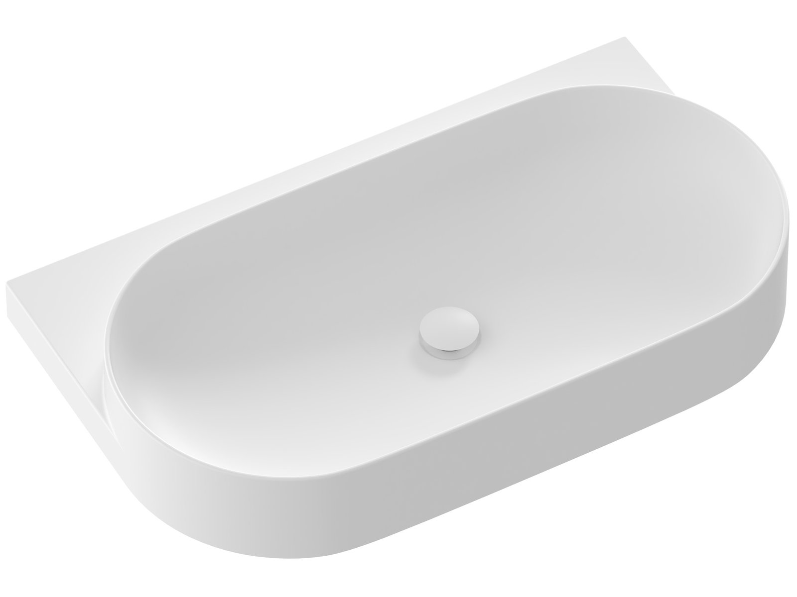 Darmowa Dostawa - Umywalka 80.5x50 cm półokrągła ścienna-meblowa biała Ravak Yard XJX0E080000