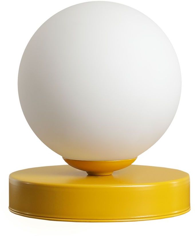 Darmowa Dostawa - Lampa stołowa 1x10 W żółta Aldex Ball 1076B14S