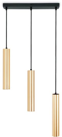 Darmowa Dostawa - Lampa wisząca 3x20 W złota Abruzzo Spoti ABRZLW3TZ