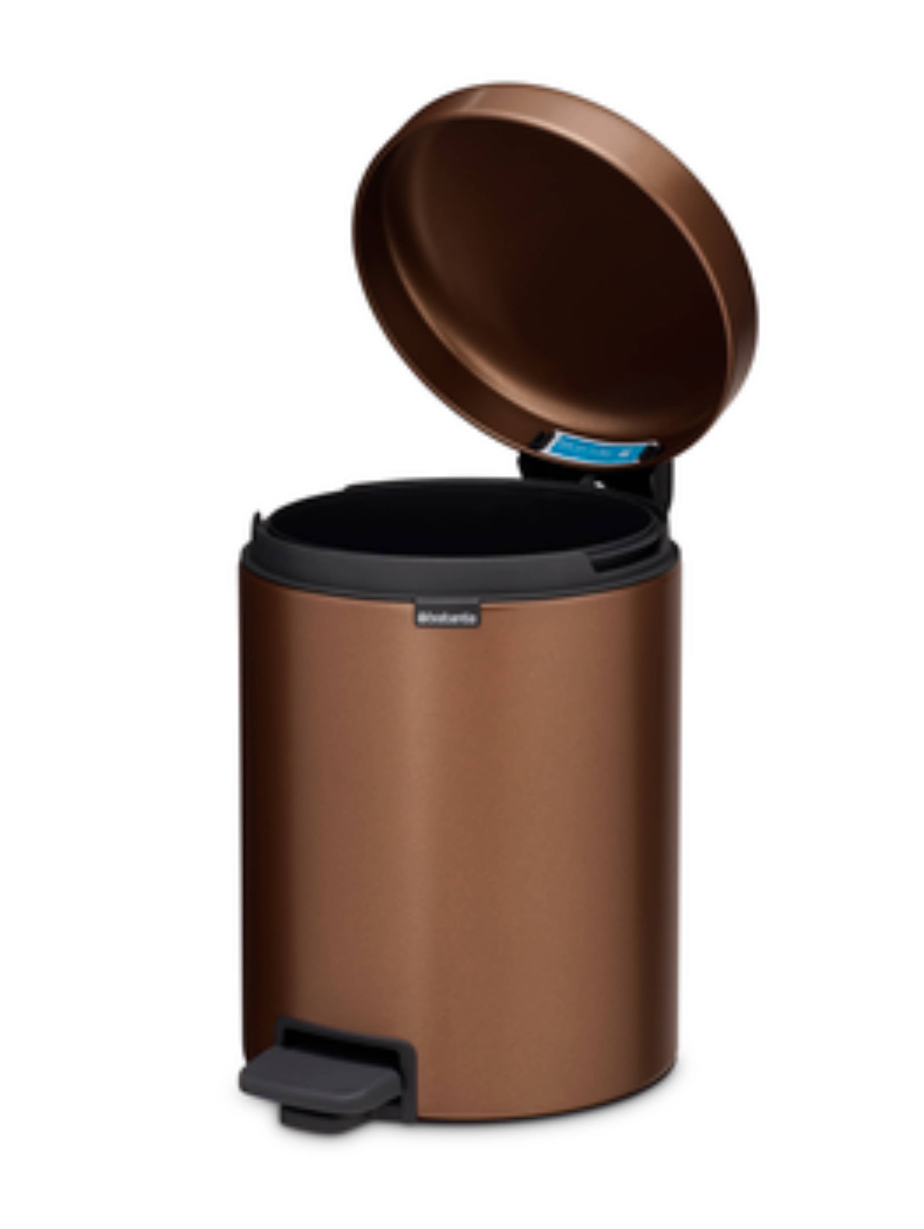 Darmowa Dostawa - Kosz na śmieci 5 l brązowy Brabantia NewIcon 255229