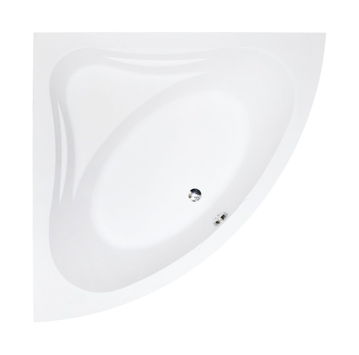 Darmowa Dostawa - Wanna narożna 120x120 cm lewa biała Besco Mia #WAM120NS