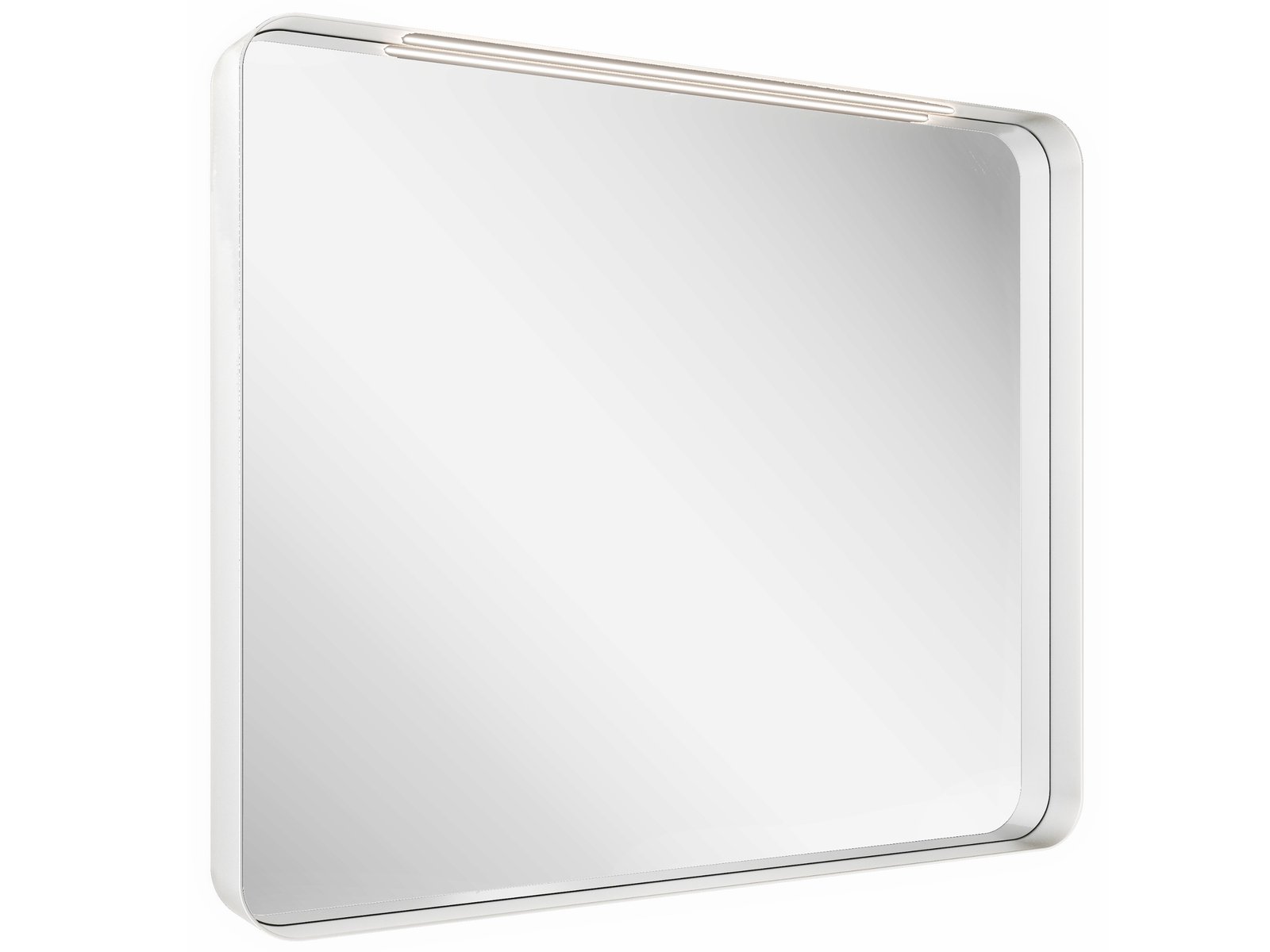 Darmowa Dostawa - Lustro 90.6x70.6 cm prostokątne z oświetleniem biały Ravak Strip X000001568