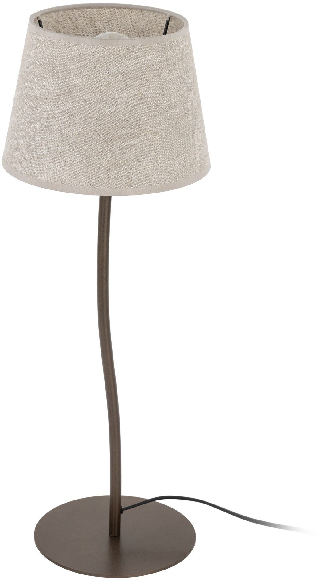 Darmowa Dostawa - Lampa stołowa 1x15 W brązowa TK Lighting Nicola 16027