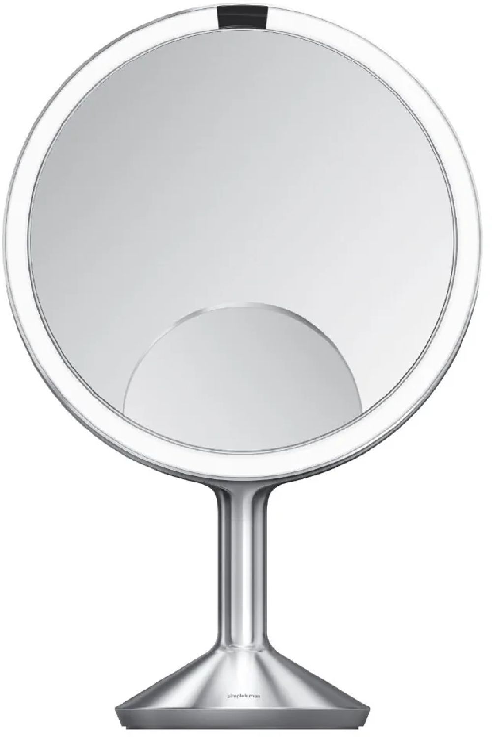 Darmowa Dostawa - Lusterko kosmetyczne 25x25 cm okrągłe z oświetleniem stal Simple Human Trio Max ST3050