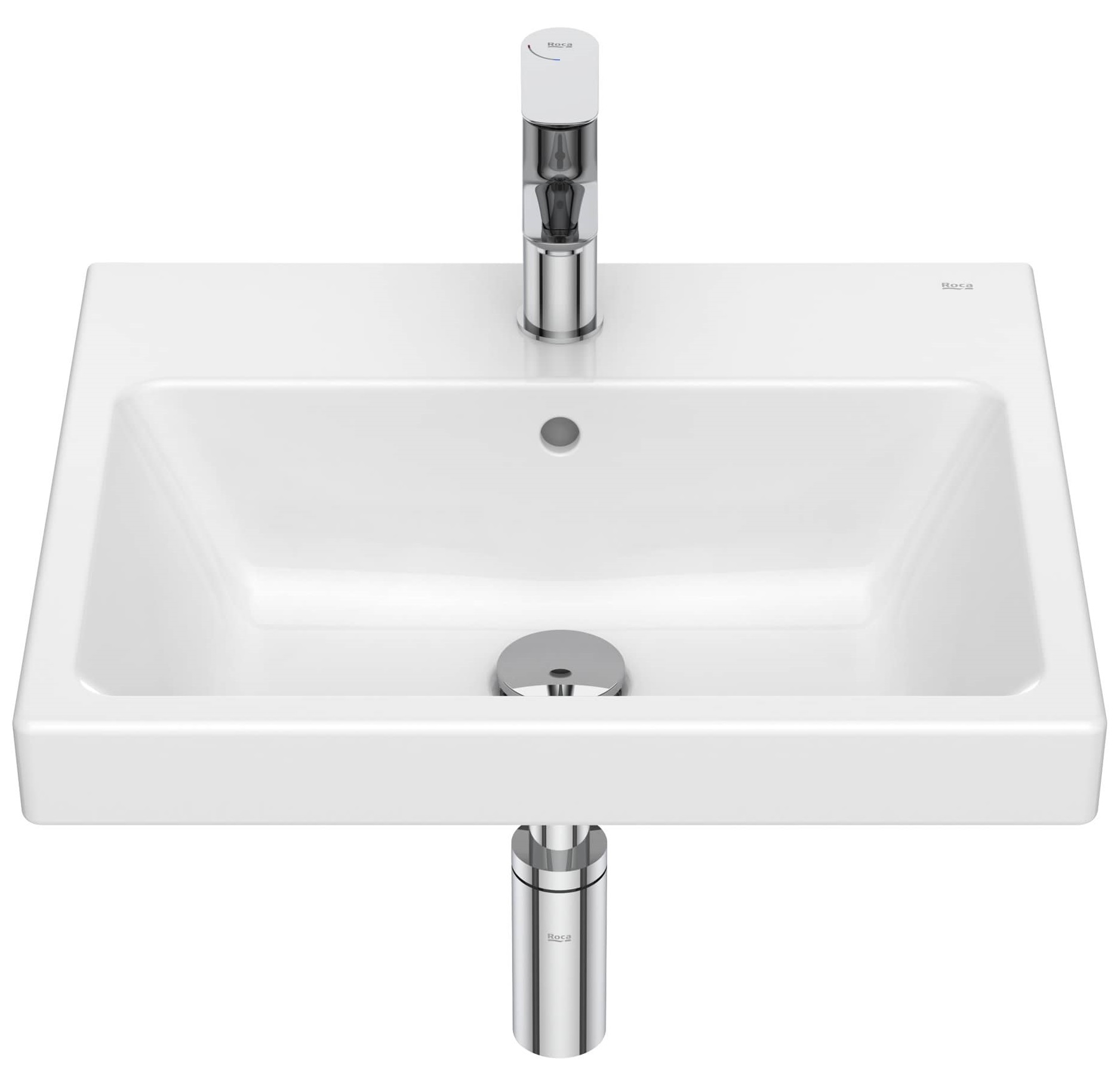 Darmowa Dostawa - Umywalka 45x42 cm prostokątna ścienna biała Roca Gap A3270YWS00