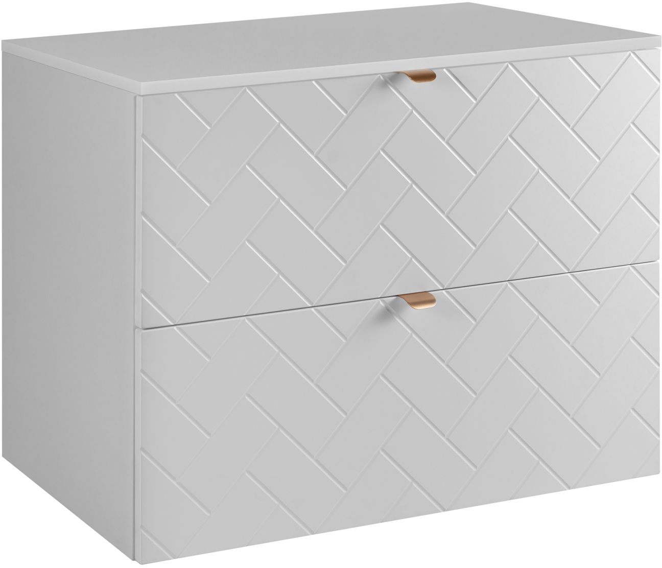 Darmowa Dostawa - Szafka z blatem 80.6x46x62.3 cm podumywalkowa wisząca biała Rodan Trend abset10864