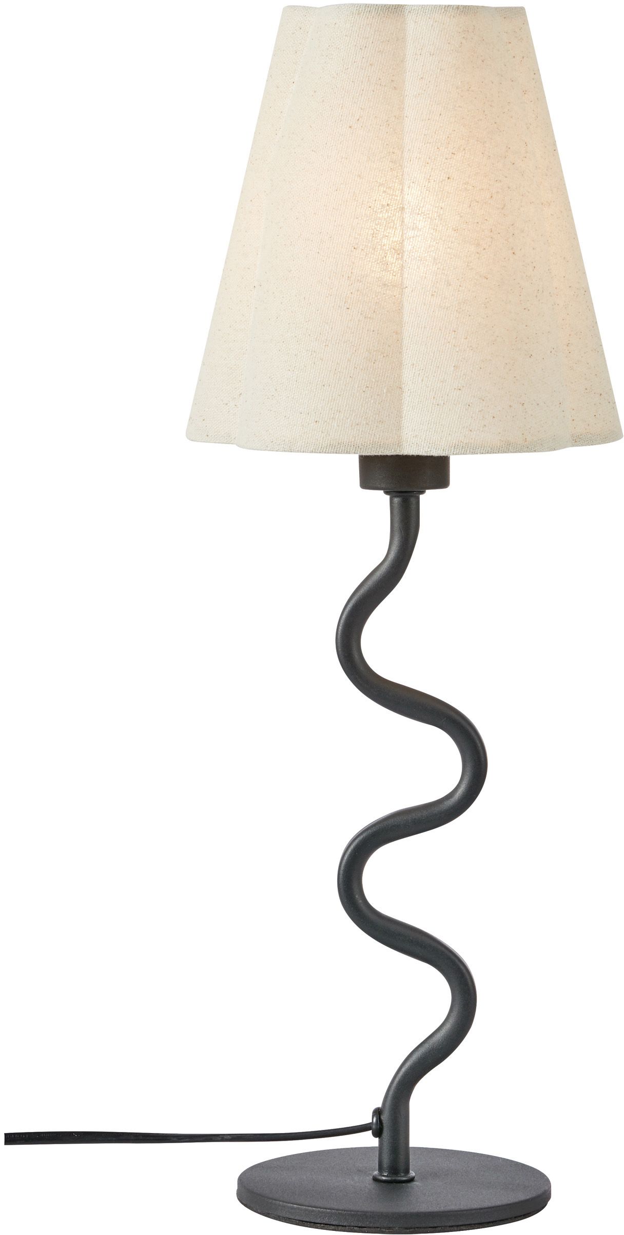 Darmowa Dostawa - Lampa stołowa 1x40 W czarna-beżowa Markslöjd Veya 109171