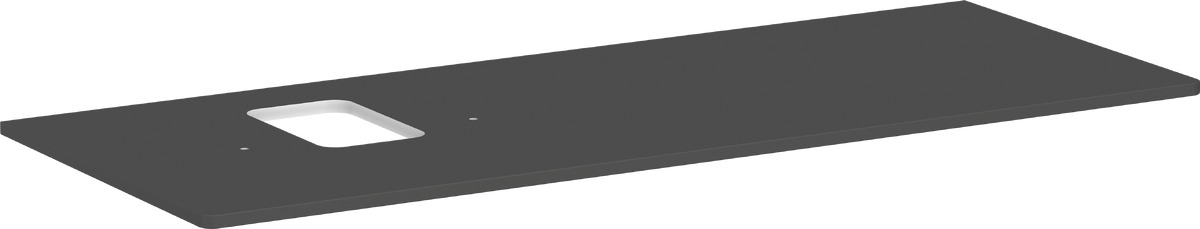 Darmowa Dostawa - Blat naszafkowy 136x55 cm szary Hansgrohe Xelu Q 54123910