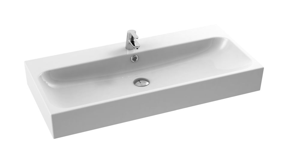 Darmowa Dostawa - Umywalka prostokątna 101x46.5 cm CeraStyle Pinto 080300u