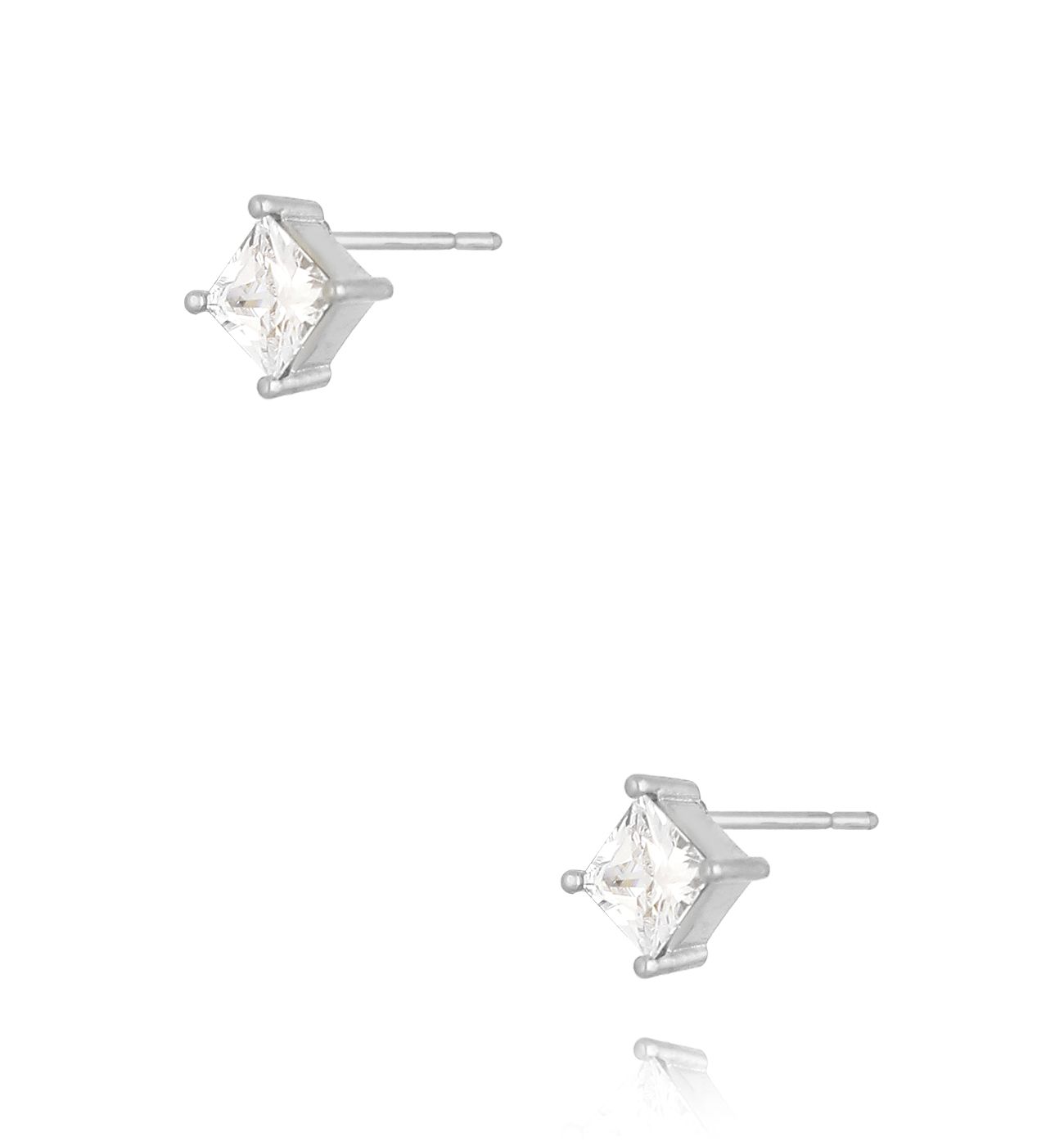 Kolczyki z cyrkoniami srebrne Shimmer KSA2131