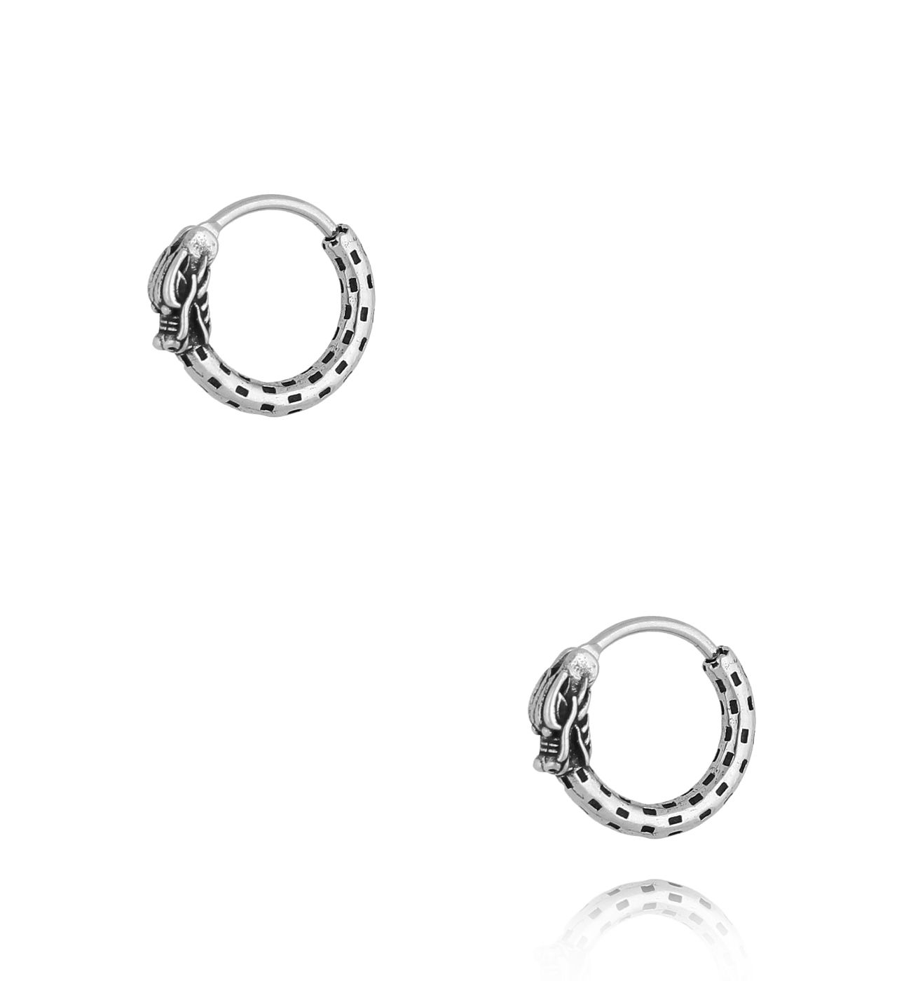 Kolczyki kółeczka srebrne KMITC0111