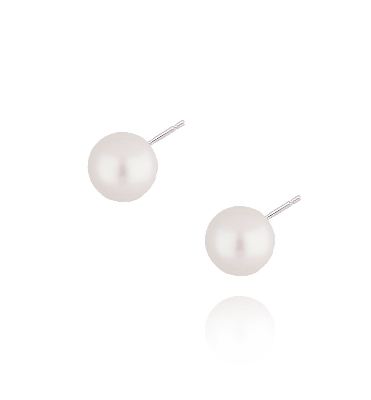 Kolczyki srebrne z perłami KSE0038