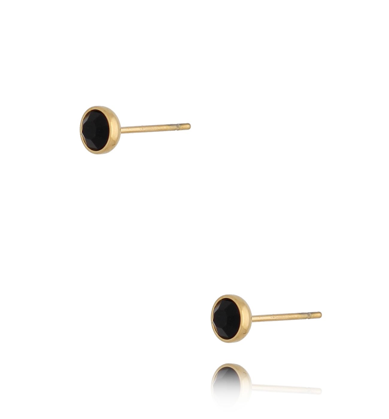 Kolczyki z cyrkoniami czarne Color Palette KSA0599