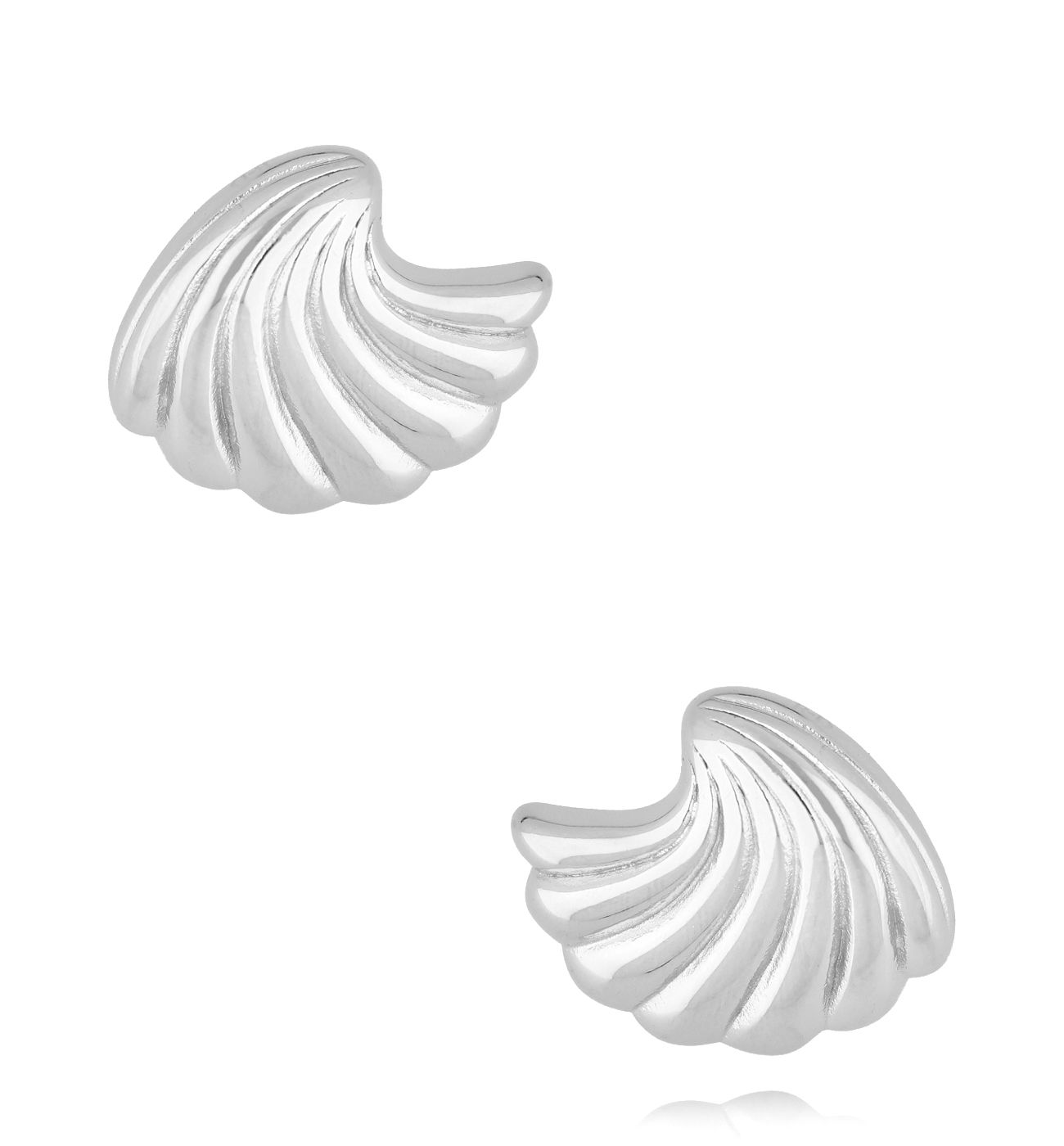 Kolczyki muszle srebrne Shell of Serenity KSA2036