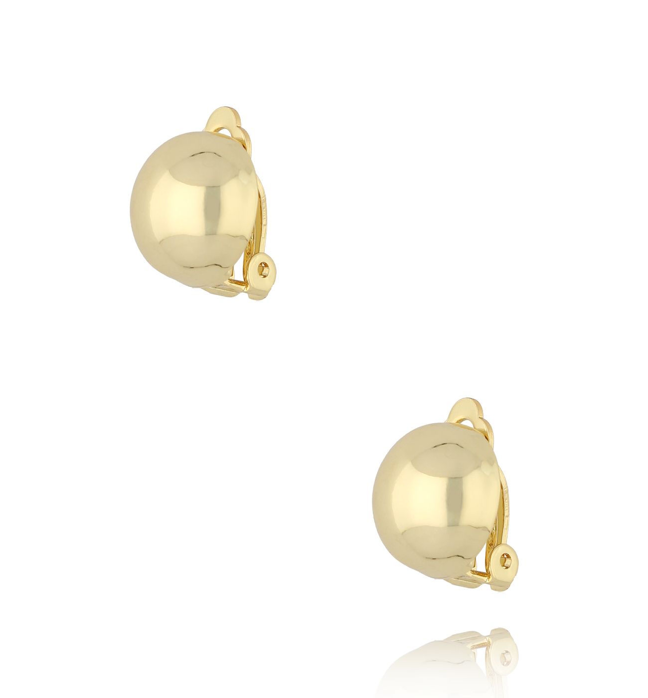 Klipsy złote kulki Golden Reflections KRG1040