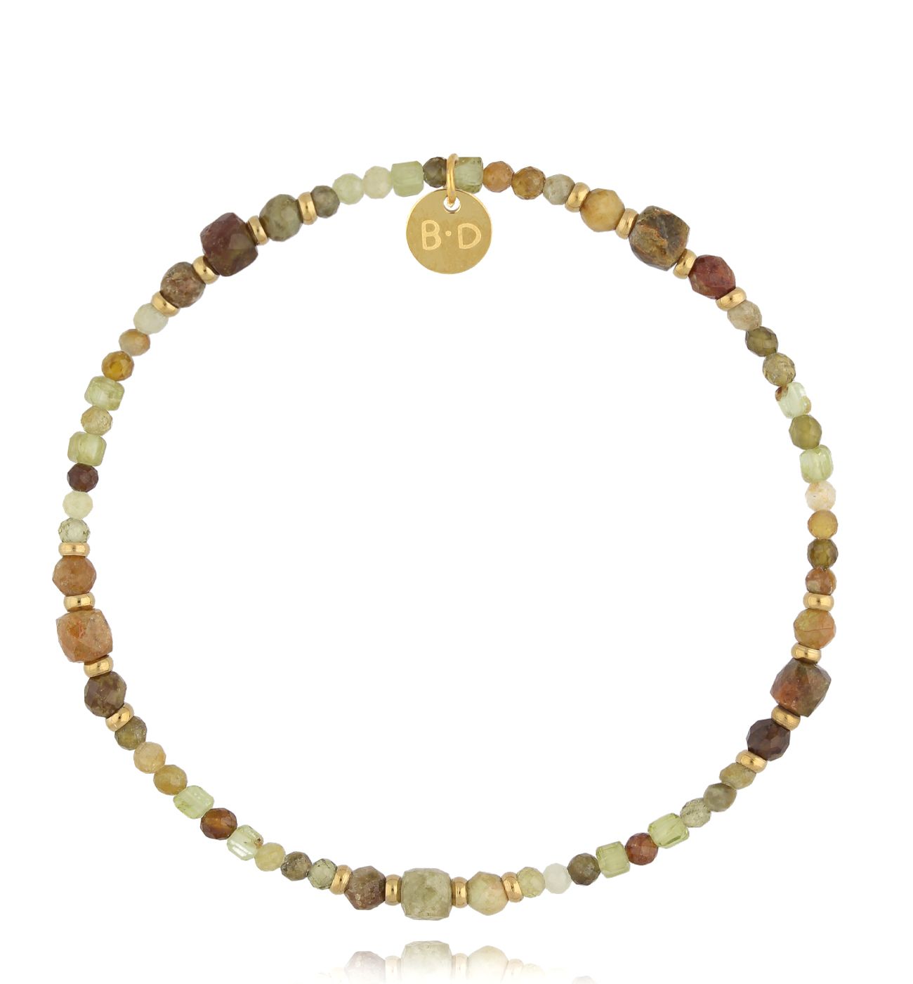 Bransoletka z fosforytami i olwinami BTW3269