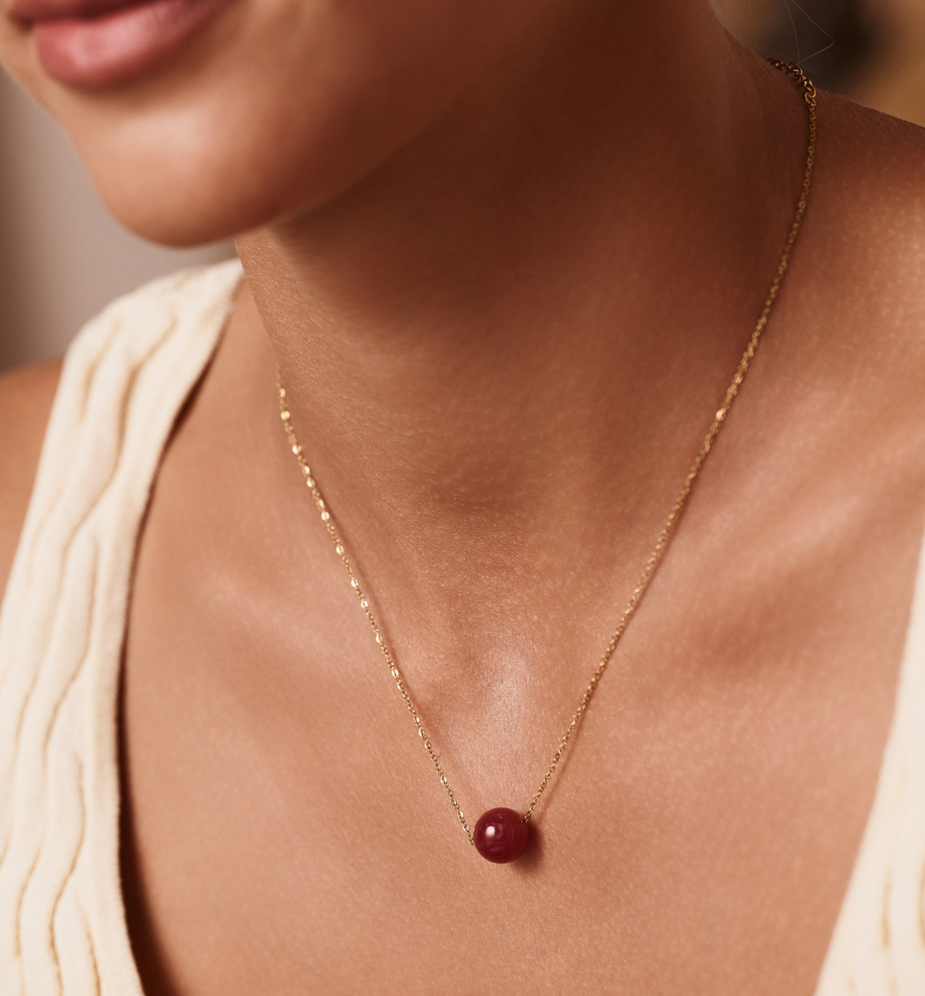 Naszyjnik z jadeitem - By Dziubeka