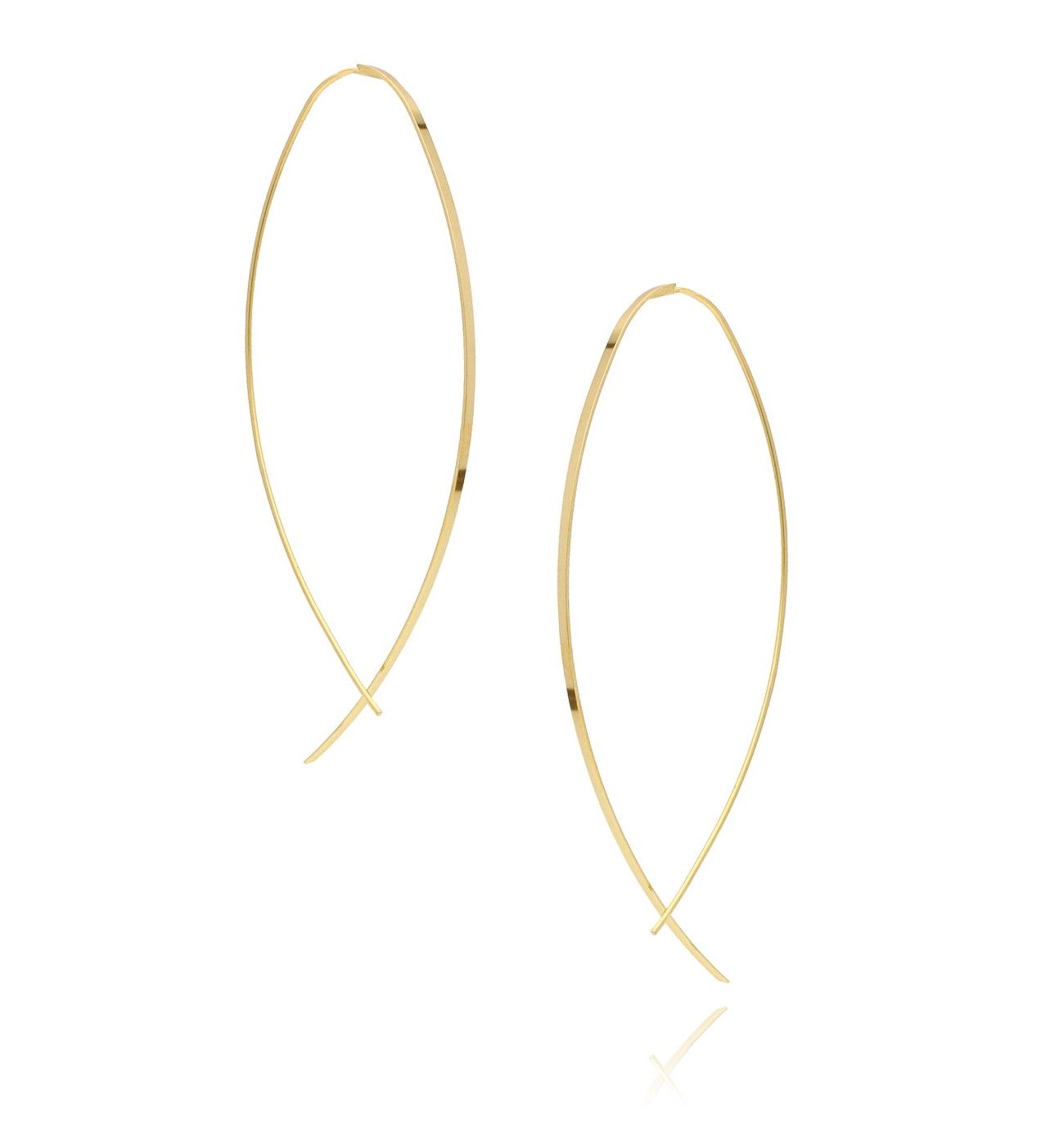 Kolczyki srebrne długie pozłacane KSE0020