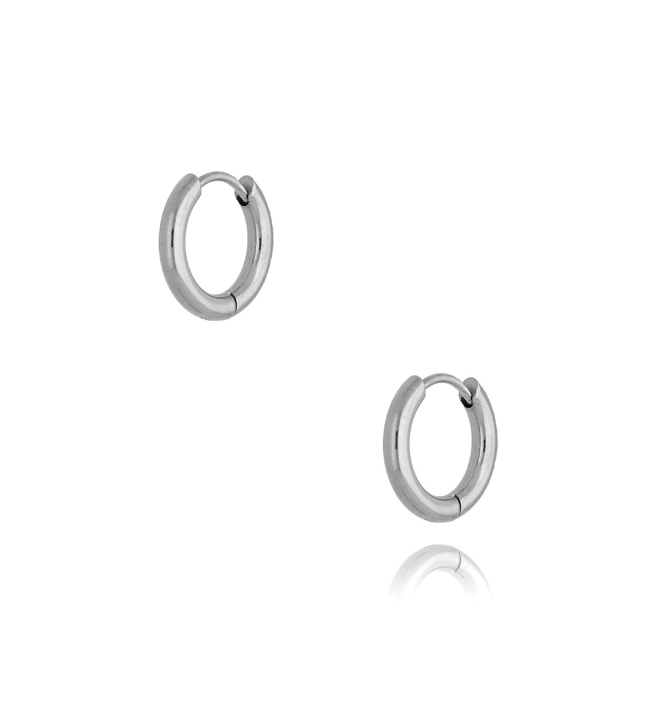 Kolczyki srebrne kółka małe I - By Dziubeka