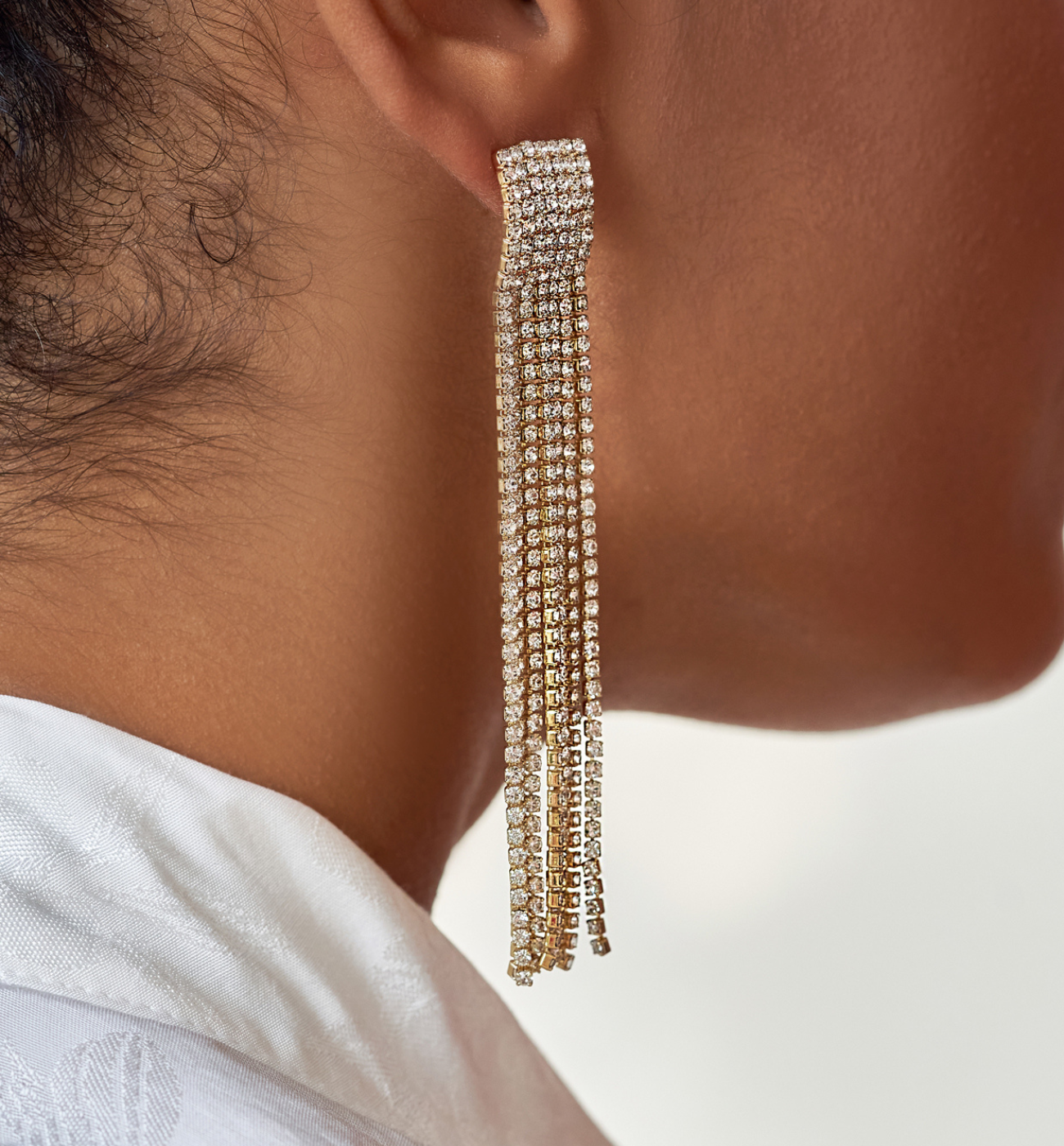 Kolczyki kryształowe transparentne Carnival KSS1169