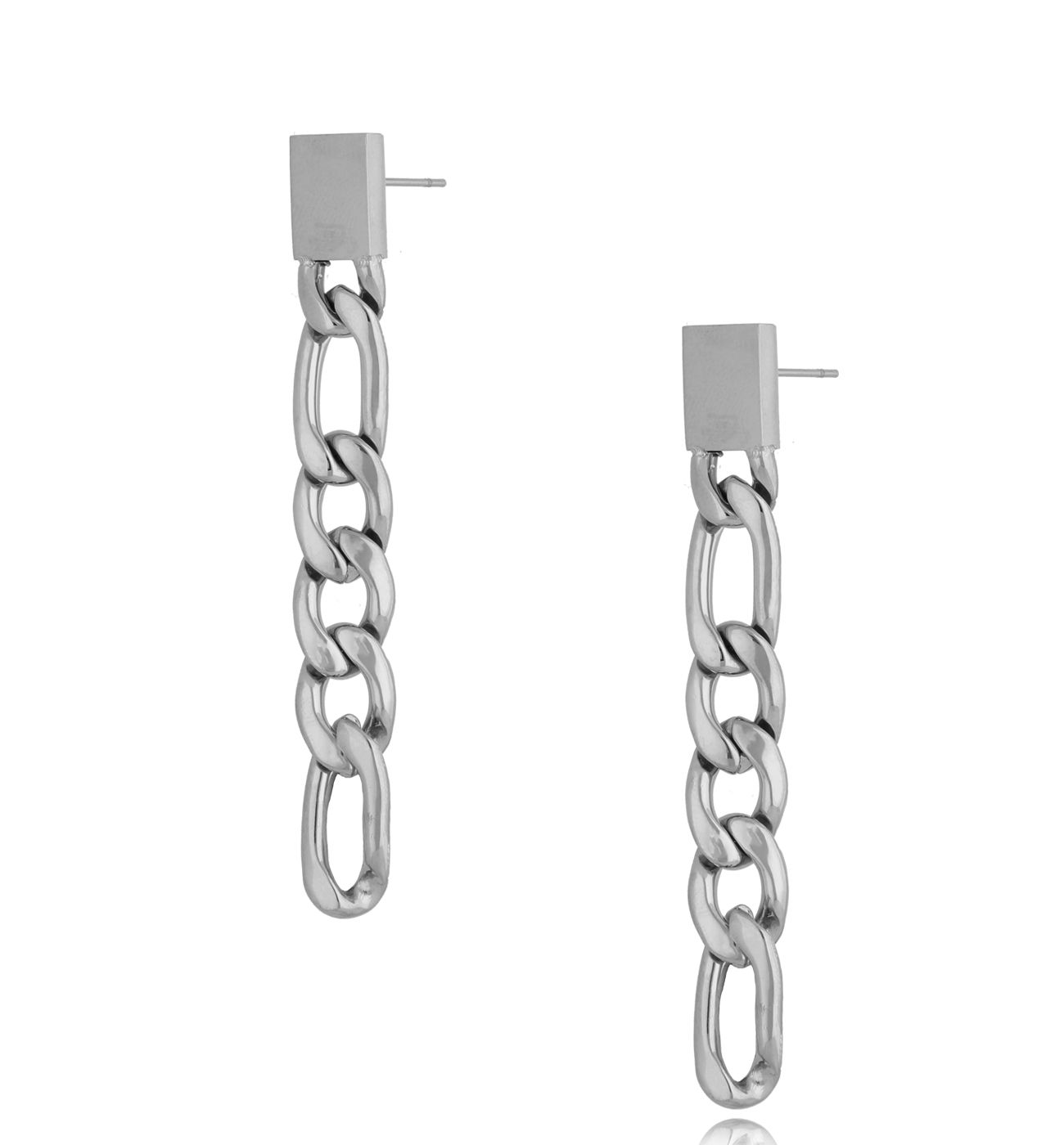 Kolczyki srebrne z łańcuchem Elie KSA0272