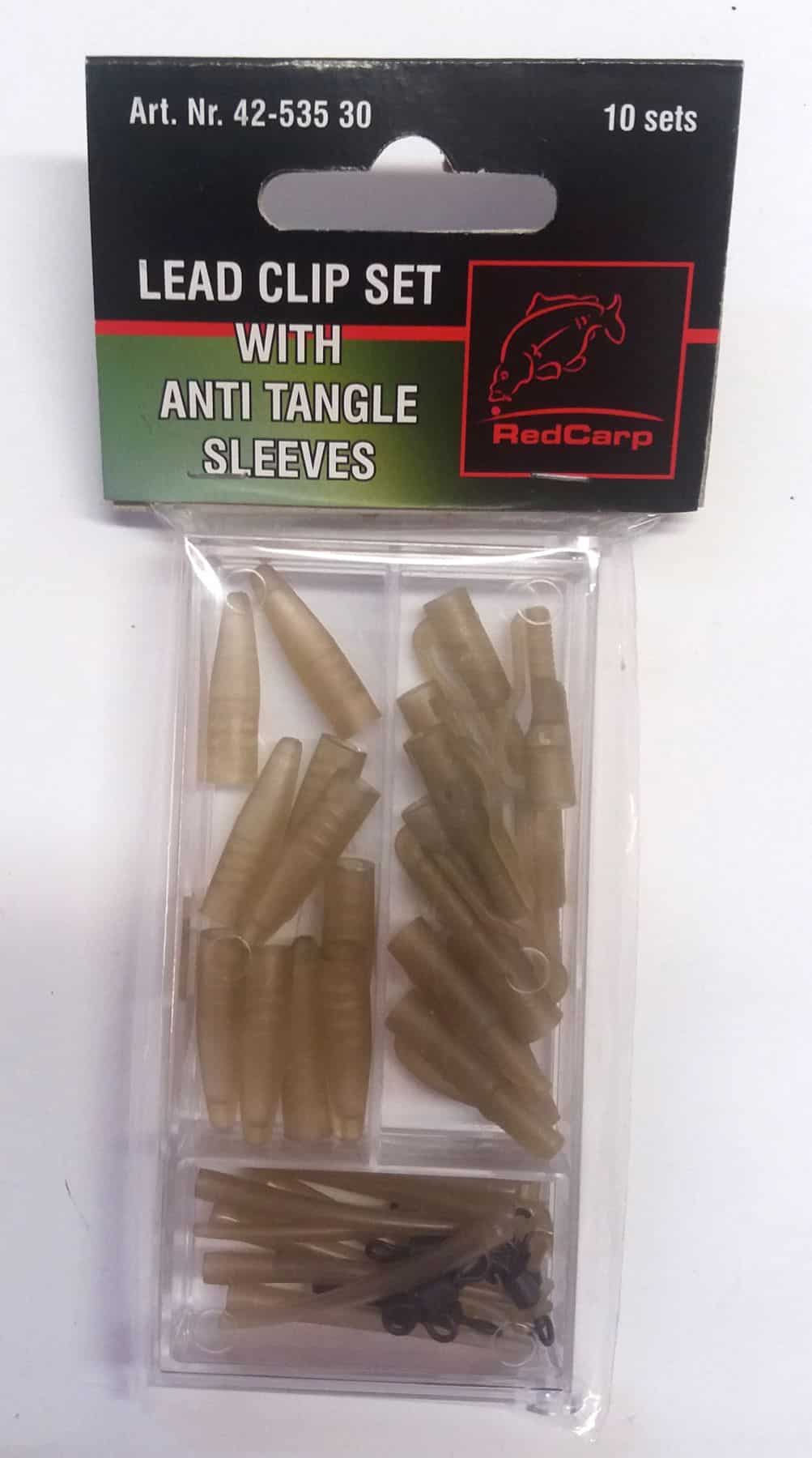 Behr Zestaw Karpiowy Lead Clip Set With Anti Tangle Sleeves