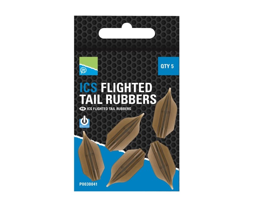 Preston Nasadki ICS Flighted Tail Rubbers