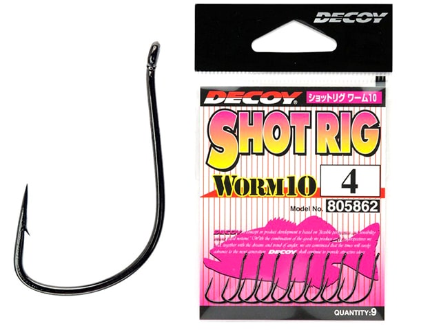 Decoy Haczyki Shot Rig Worm 10 Nr4
