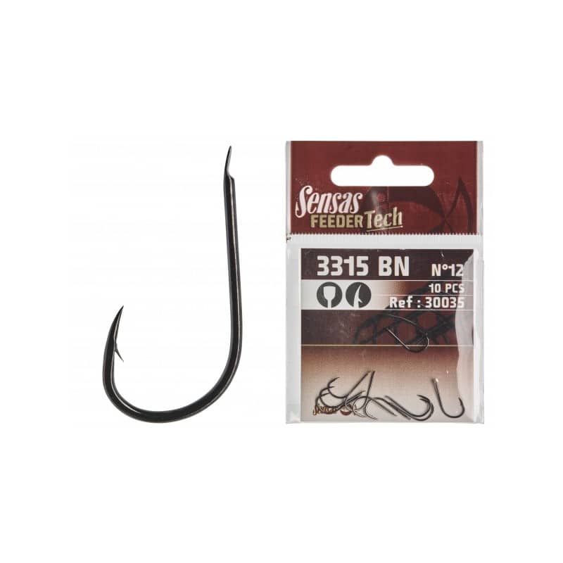 Sensas Haczyki Feeder Tech 3315 Black Nickel
