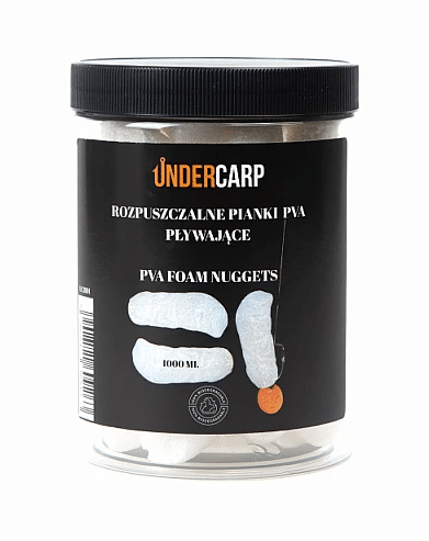 UnderCarp Rozpuszczalne Pianki PVA Pływające Słoik