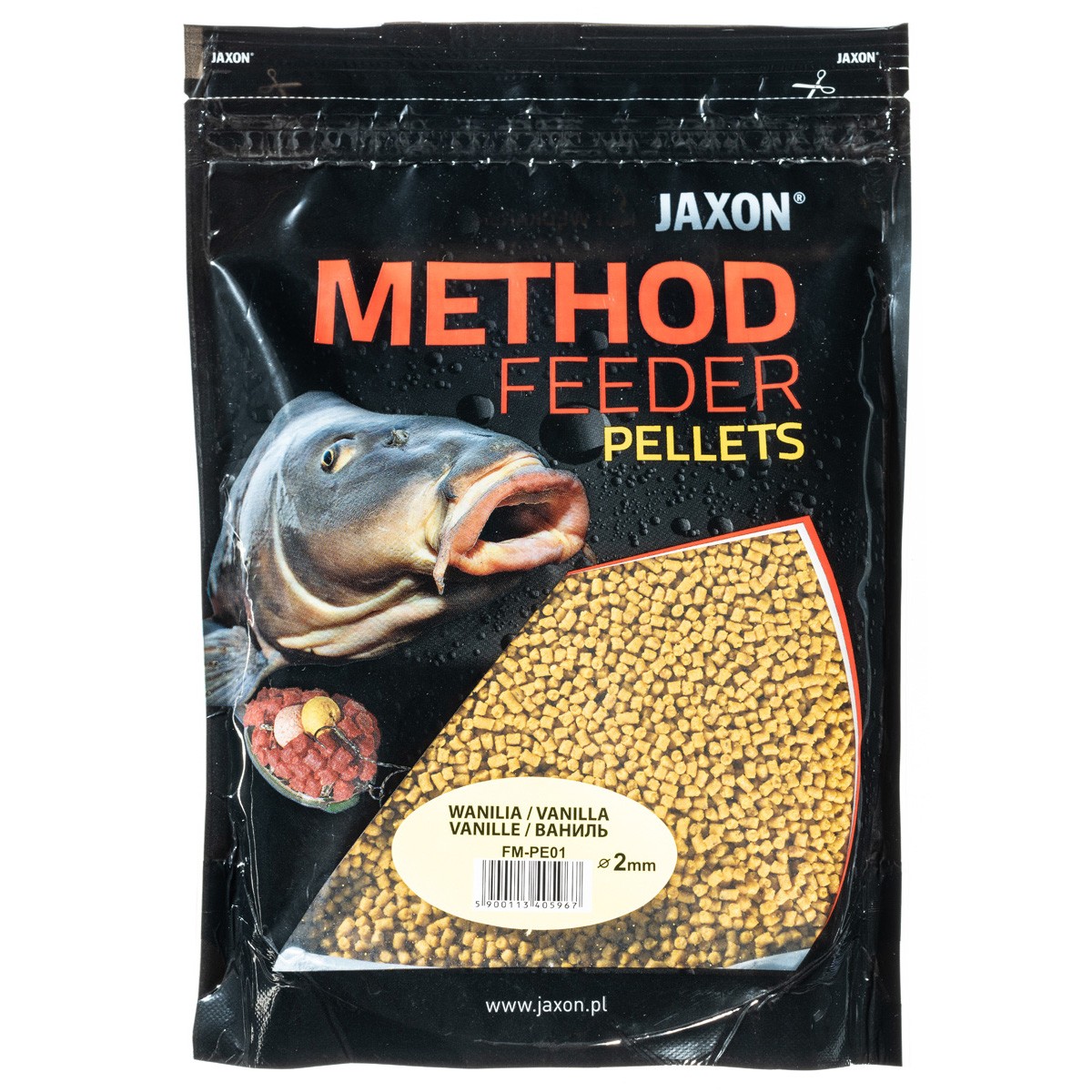 Jaxon Pellet Method Feeder 2mm 500g Wanilia