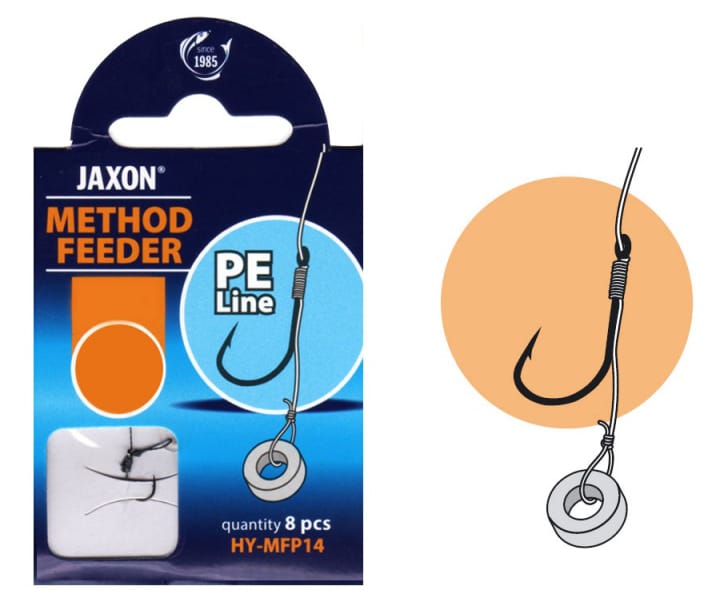 Jaxon haczyki z przyponami z plecionki PE Line MFP Nr10