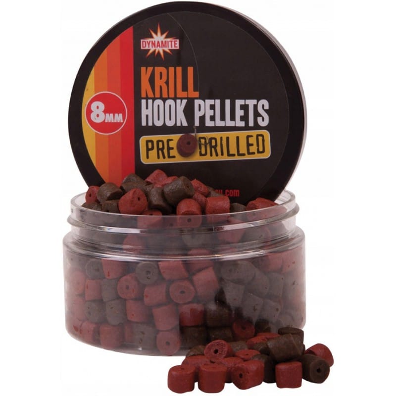 Dynamite Bites Pellet Pre Drilled Krill 8mm