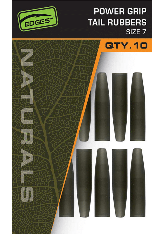 Fox Nasadki Naturals Power Grip Tail Rubbers Size 7