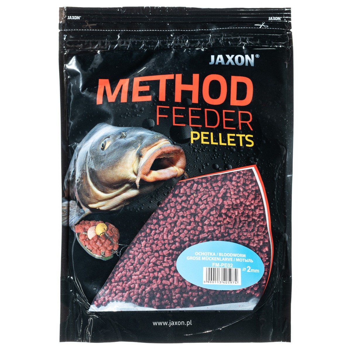 Jaxon Pellet Method Feeder 2mm 500g Ochotka