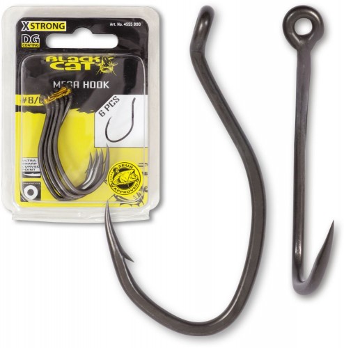 Black Cat Haczyki sumowe Mega coating DG 8/0
