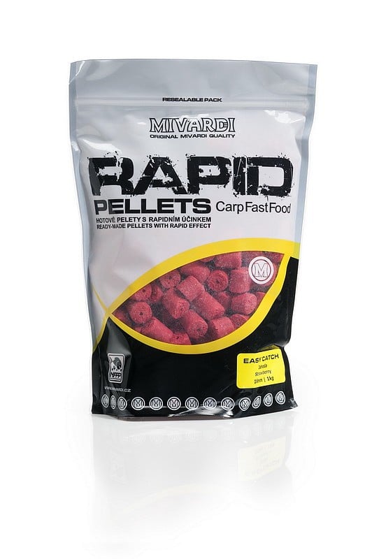 Mivardi Pellet Rapid Pellets Easy Catch Strawberry Truskawka 16mm 1kg