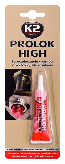 K2 PROLOK HIGH KLEJ DO GWINTÓW I ŚRUB 6ML - Petrostar