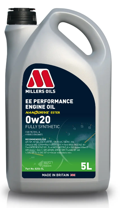 MILLERS EE PERFORMANCE 0W20 5L - Petrostar