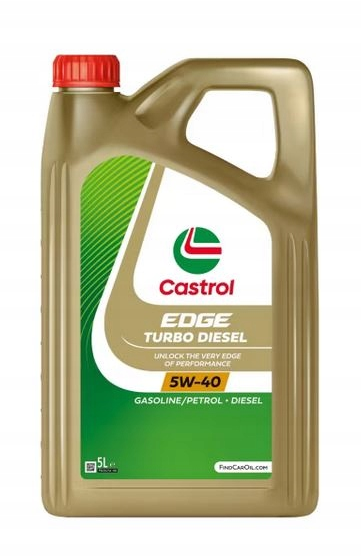 CASTROL EDGE TURBO DIESEL 5W40 TITANIUM FST 5L - Petrostar