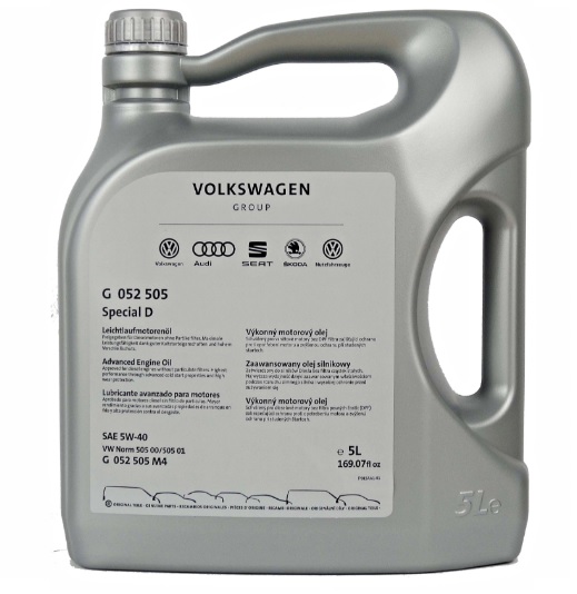 VW VOLKSWAGEN 5W40 505.01 5L VAG OLEJ ORYGINALNY - Petrostar