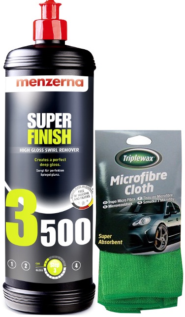 MENZERNA SF3500 (SF4000) PASTA POLERSKA 1L +MIKROFIBRA - Petrostar