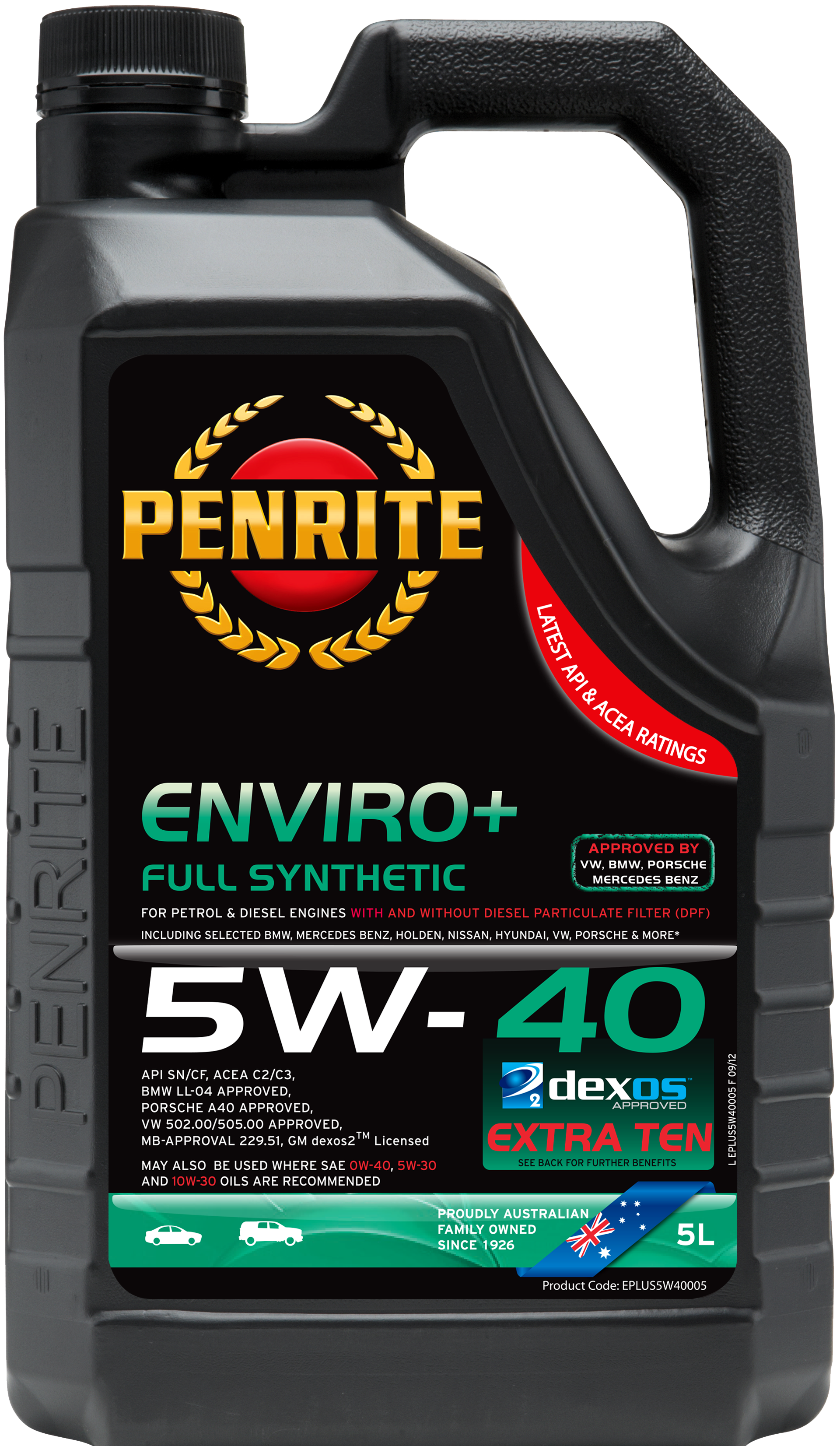 PENRITE ENVIRO+ 5W40 5L - Petrostar