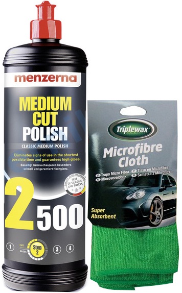 MENZERNA MCP 2500 (PF2500) PASTA POLERSKA 1L+MIKROFIBRA - Petrostar