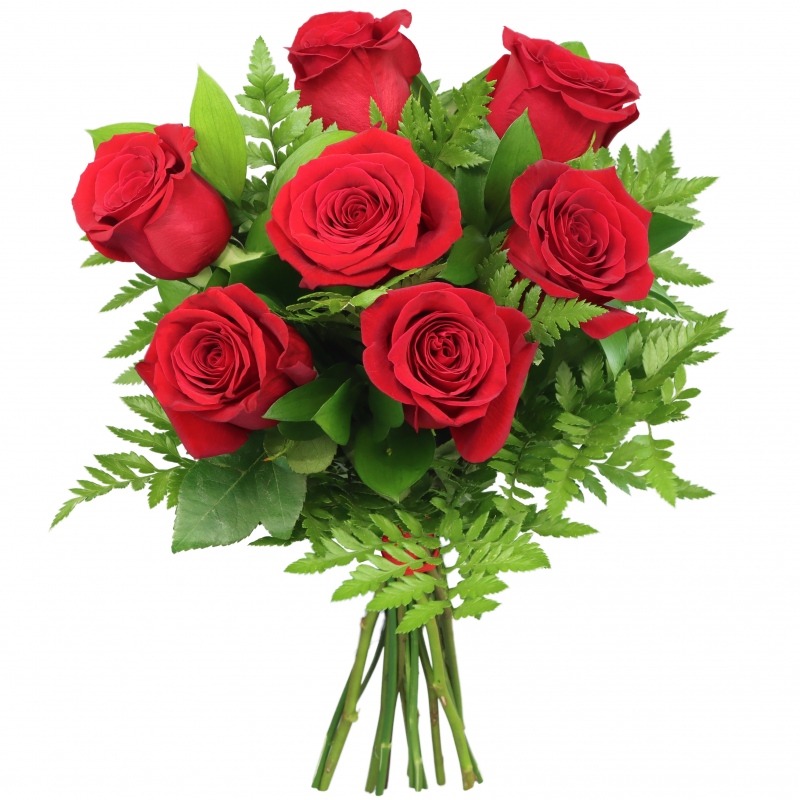 Bukiet 7 róż - Poczta bukietowa - Kwiaciarnia internetowa - E-Kwiaty