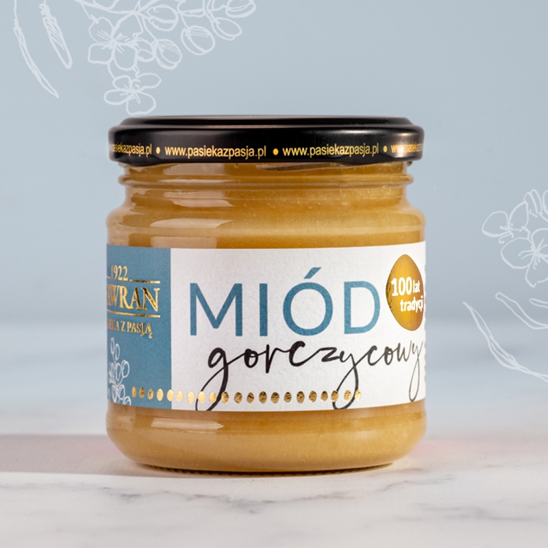 Miód gorczycowy 260g - Pasieka z Pasją Hawran
