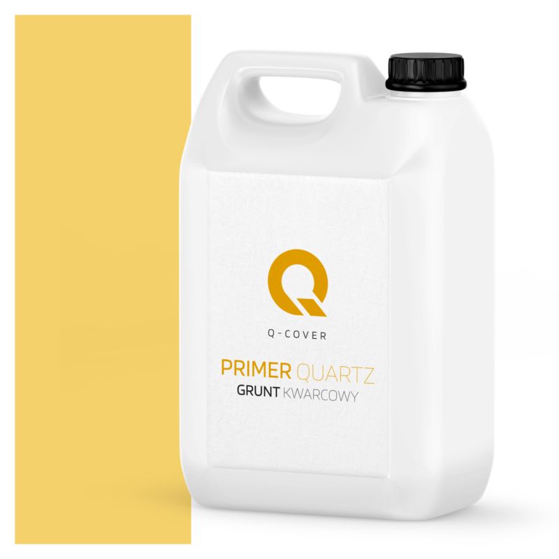 Grunt Kwarcowy pod Tynk Silikonowy Q-Cover Żółty cytrynowy F624 3KG